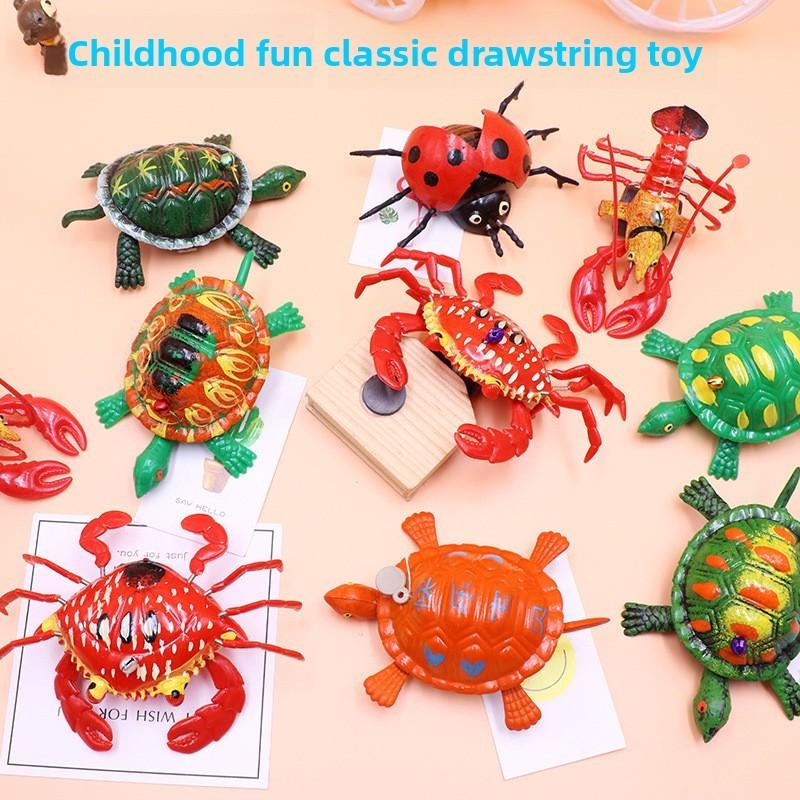 Pull String Tortoise Animal Toy For Kids Handeye Coordination And Parentchild Play
