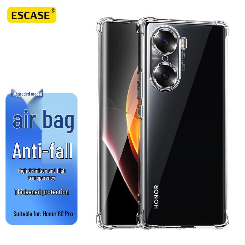ESCASE Transparent Full Protection Phone Case for Honor
