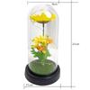 New Mother's Day Bouquet Sunflower Glass Cover Ornament for Teacher Gift Eternal Flower