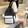 Schoolbag schoolbag new ins lightweight backpack junior high school student college student large capacity computer backpack can be set with tie rod