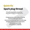 Spark Plug Thread Repair Kit 14Mm Car Cylinder Thread Repair Tool Spark Plug