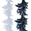 Heavy Industry Leaf Beads Sequins Embroidery Handmade Lace Leaf Accessories Diy Wedding Dress Belt Headdress Decoration