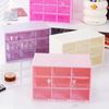 Multi-Layer Desktop Storage Box Large Capacity Dustproof Organizing Box Multifunctional Transparent Six Grid Drawer Storage Box