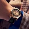 KIMSDUN Nové Sun God Golden Shidon Pánské hodinky Pánské hodinky Špičkové nemechanické hodinky Vodotěsné Quartz hodinky Moon Phase