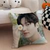 Handsome Korean Actor LLee Minho Cushion Cover Throw Pillow Cover Hidden Button Durable Polyester Chair Cushion