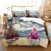 Van Gogh Young Boys Bedrom Soft Duvet Cover Single Double Ful Quen King-Sized Dimensionsd Dimensions Retro Clasic 3D Beding Set Soft Duvet Cover Bed