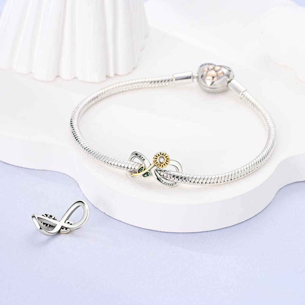 copper Plated Charm Bead Charms Luminous Bead Charms Snow Animal Pendants Compatible With Authentic Bracelets Do It Yourself Jewellery Making