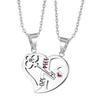 Personalized Design Pendant Necklace Titanium Steel Heart Shape Necklace  Couple Accessories
