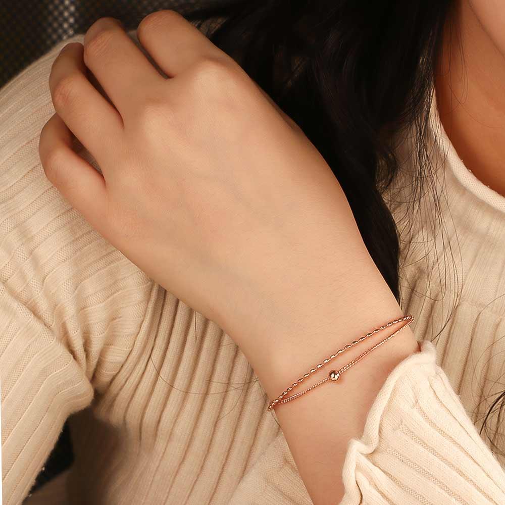 

Temperament Small Beads Double Layer Bangle Women Accessories Beads Bracelet Fashion Jewelry