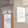Tuya WiFi Smart Life App RF433 Curtain Light Touch Switch Glass Panel Wireless Remote Control Alexa Google Home Voice Control