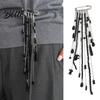 Dangle Brooch Beaded Tassel Pin Boho Chain Retro for Women