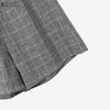 ZANZEA Women Short Sleeve Blouse and Shorts Plaid Print Casual Two Piece Suit Sets