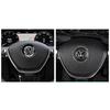 Car Steering Wheel Emblem Sticker Interior Accessories For Volkswagen GTI Polo Golf Passat Scirocco Beetle Tiguan Magotan