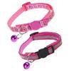 2PCS Pet Safety Collar Breakaway Design Reflective Adjusting Neck Collar for Various Size Cats Outdoor Antilost