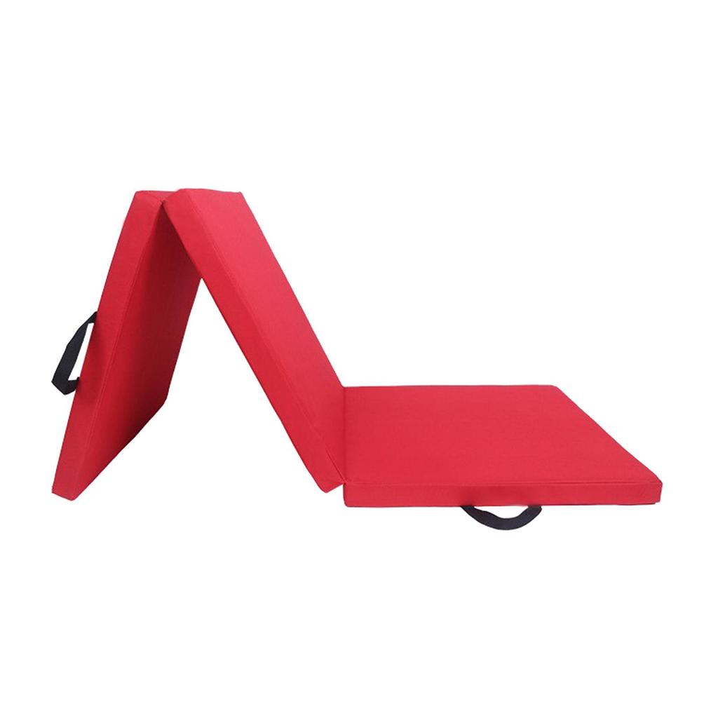 Exercise Mat Carry Handle Cushion Thick Home Gym Unisex Yoga Pad for Balance Fitness