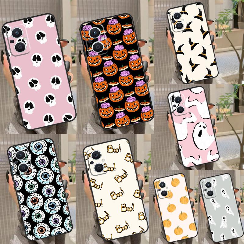 HALLOWEEN Phone Case For OPPO Reno 5Z 4Z 2Z 8T Reno 4 5 6 7 8 Lite OPPO Find X6 X5 Pro X2 X3 Neo Lite