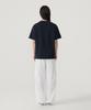 COVERNAT WOMAN Oversized Vintage Graphic T-Shirt Navy
