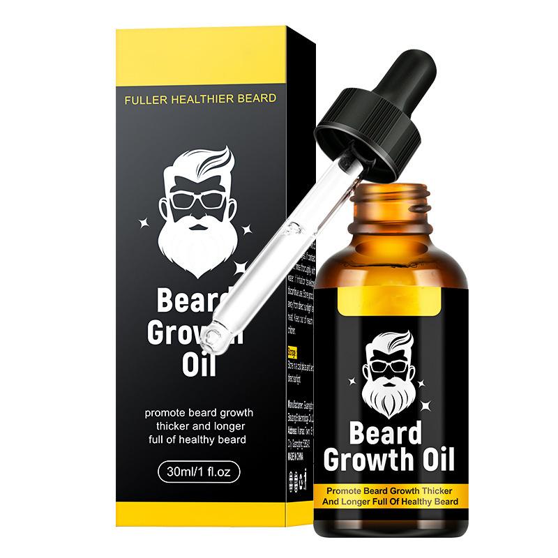 Beard Growth Oil – Activate Hair Follicles, Promote Thicker & Longer Beard, 30ml 1pc