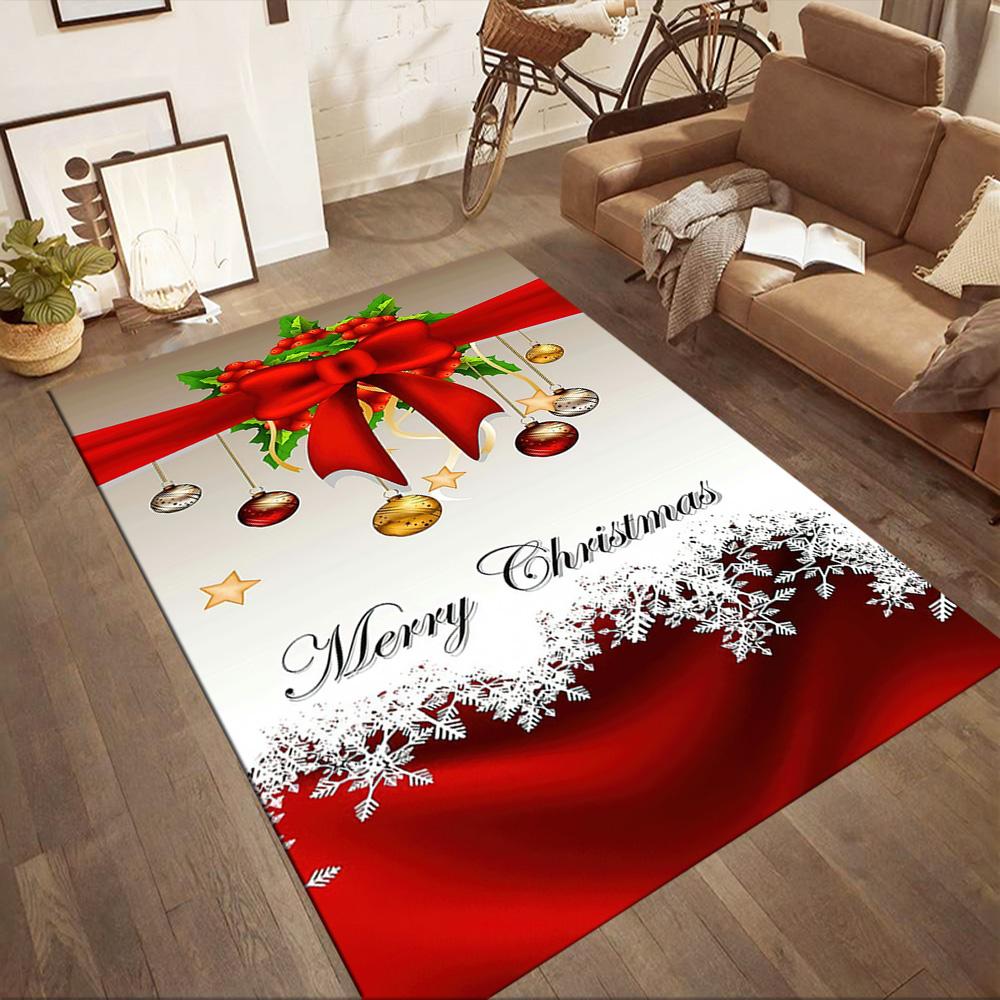 Christmas 207 Carpet Perfect for Game Room Entryway Decorate room Dining Room Antislip Carpet Anime Office Decor