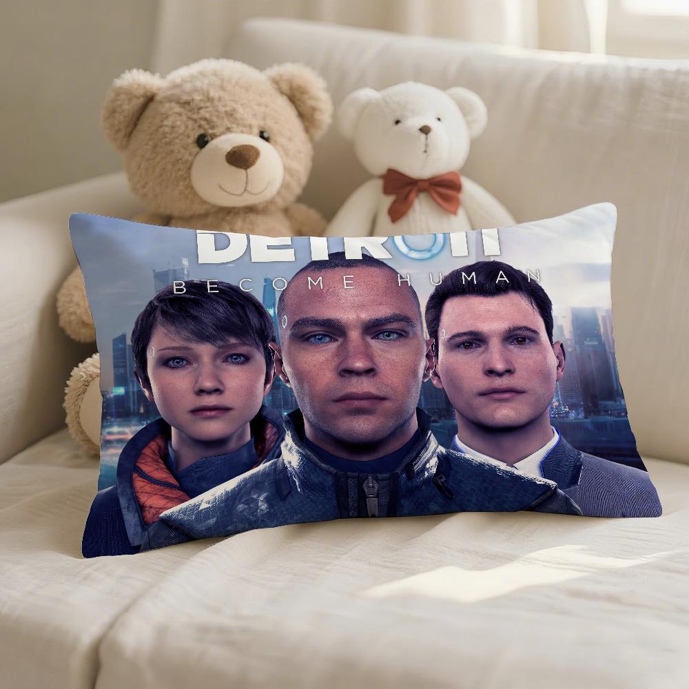 Game Detroit Become Human Pillow Case Cover Suitable For Livingroom Bedroom Sofa Home Decoration Cushion