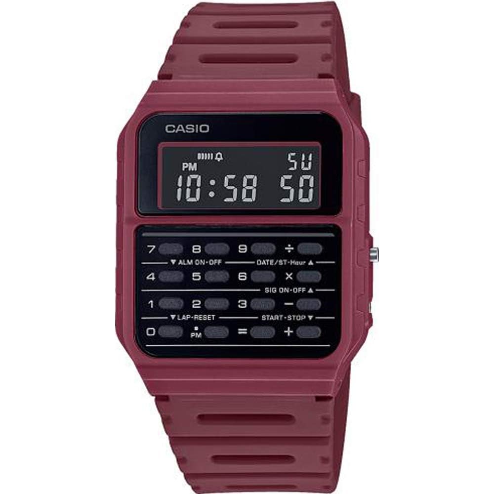 Casio Standard Calculator Watch CA-53WF-4B Digital Display Water Resistant Unisex Timepiece