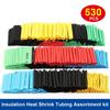 530/560/580/800PCS Heat Shrink Tubing 2:1 Electrical Wire Cable Wrap Assortment Electric Insulation Heat Shrink Tube Kit