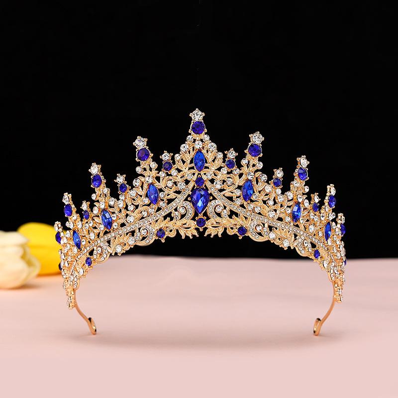 Bride's Crown Headband Wedding Korean Birthday Gift Adult Gift Crystal Crown Princess Dress Hair Accessory