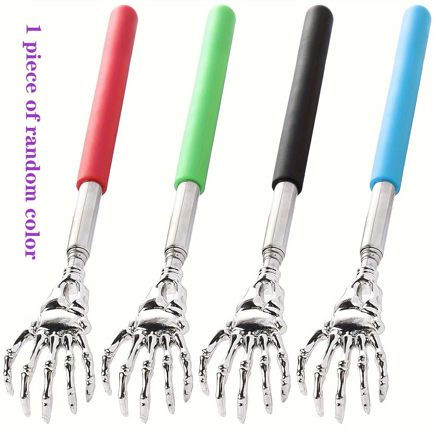 

1 шт. Случайный цвет Чесалка для спины из нержавеющей стали Телескопический массажер для чесания Выдвижная чесалка Здоровье для пожилых людей Счастливые товары для здоровья