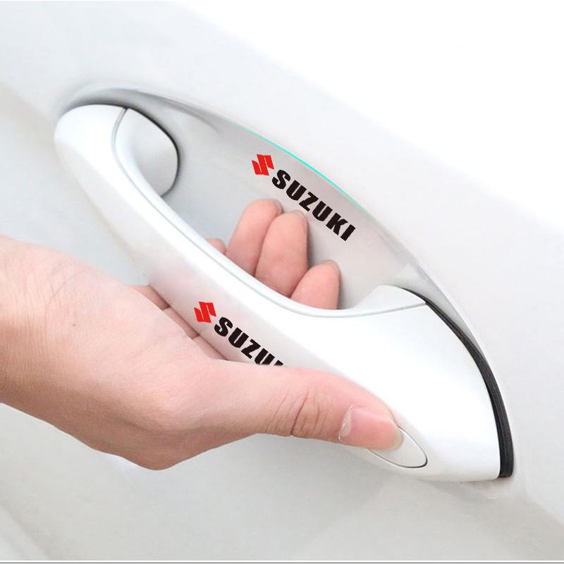  Pellicola Proteggi Maniglia Tazza Portiera Trasparente TLIN5 per Suzuki Jimny Samurai Vitara Swift Baleno SX4 Ignis Alto Kaiser