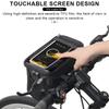 Bicycle Front Handlebar Bag With Touch Screen Bike Handlebar Bag Thermal Multifunctional Portable Outdoor Cycling Accessories