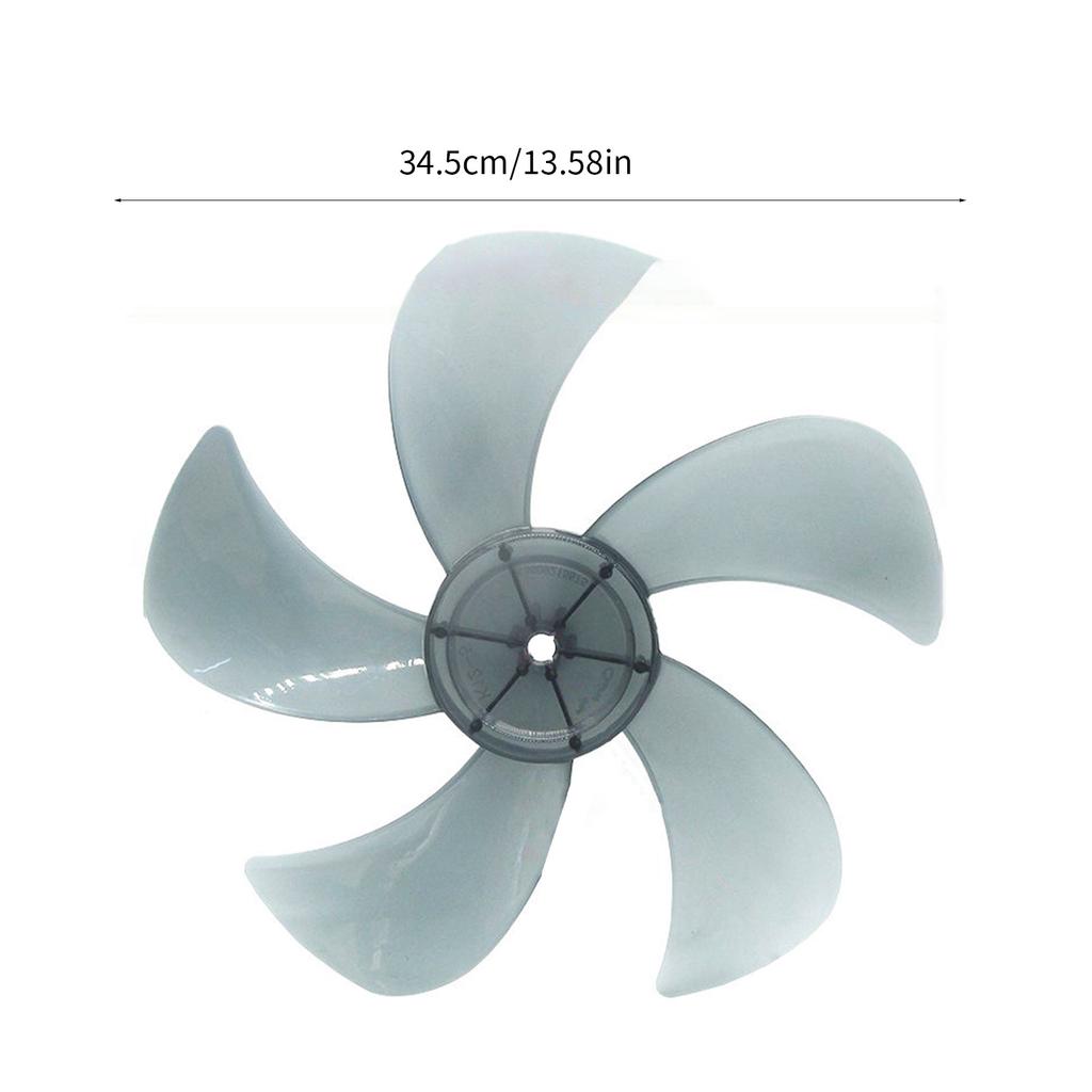 High Efficiency Replacement Fan Blade Plastic Texture Quiet Operation Desk Fan Leaf for Vertical Floor Desk Fans