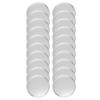 Set of 20 Clear Round Coin Capsules Holders Storage Case Portable Container Display Including Soft EVA Pads for Coin Safety