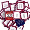 50 Pezzi Carte La Scatolina - Quanto Mi Conosci? Cartoncini Piatto Attività Celebrativa Progettati Per Intrattenimento Familiare Più Riunioni tra Amici