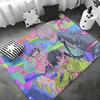 Bl Anime L-link Click Floor Mat Bedroom Living Room Flannel Door Mat Non-Slip Home Decor