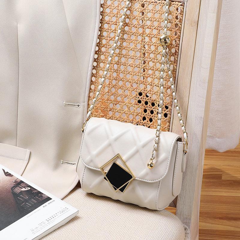 New Women's Handbag, Trendy Genuine Leather Chain Crossbody Bag, Niche Fashion, Versatile, High-End Women's Bag