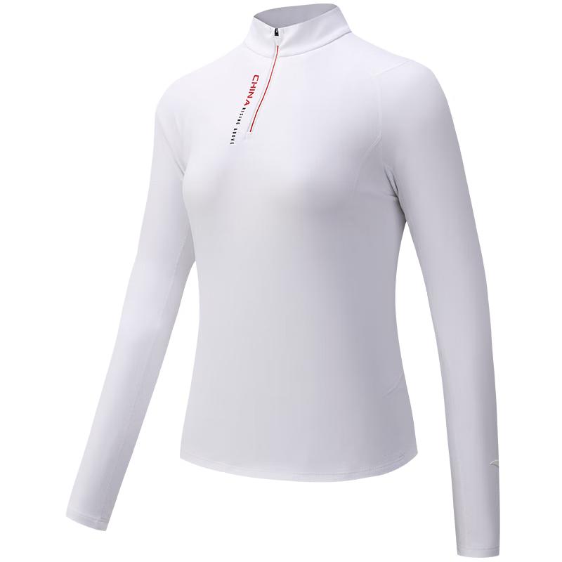 Anta Women s Zero Pressure High Elastic Long Sleeve Knit Top M