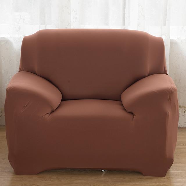 1 Seat European Style Armchair Cover with Skirt Stretch Sofa Slipcover for Living Room Elastic Sofa Corner Sofa Couch Cover