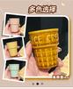 Tazza da Caffè da Viaggio in Ceramica a Forma di Gelato Tazza per Tè al Latte Acqua Tazzine Espresso Tazze Personalizzate per Dolci Stoviglie Francesi