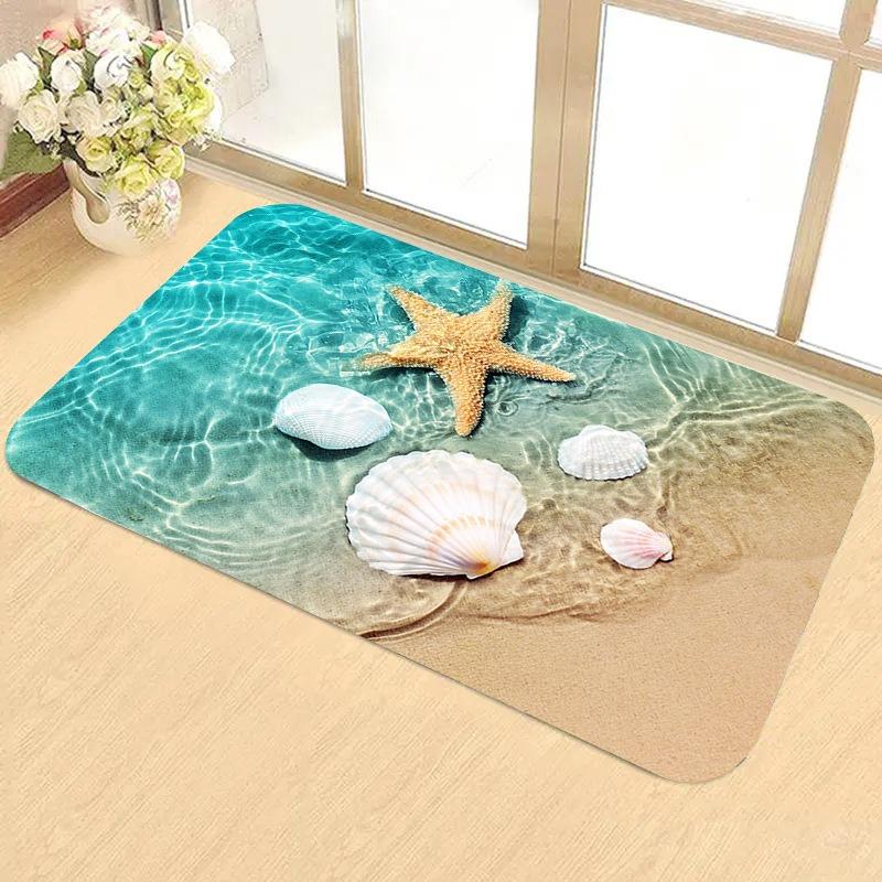 Printed Rug Doormat for Bedrooms Front Door Non-slip Stain-resistant Suitable for Various Home Settings