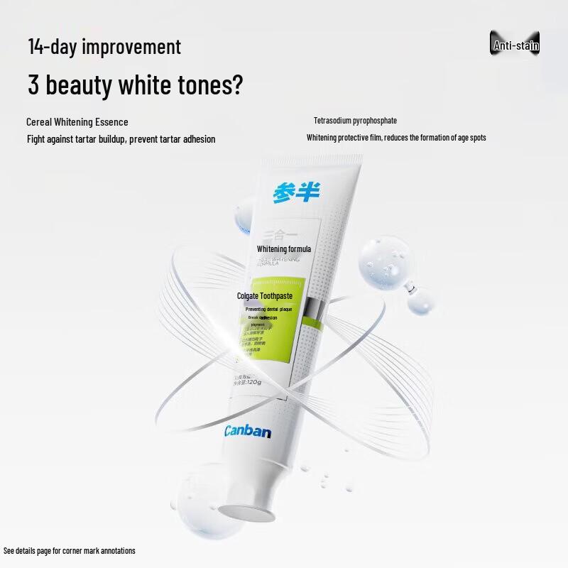 Semi-White Locking Toothpaste with Refreshing Grape Flavor