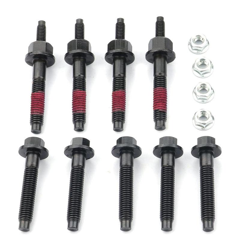 

Installation of exhaust manifold bolts Exhaust Manifold Hardware Kit,Compatible with Chrysler,Dodge Challenger/Charger/Ram,Jeep чорний