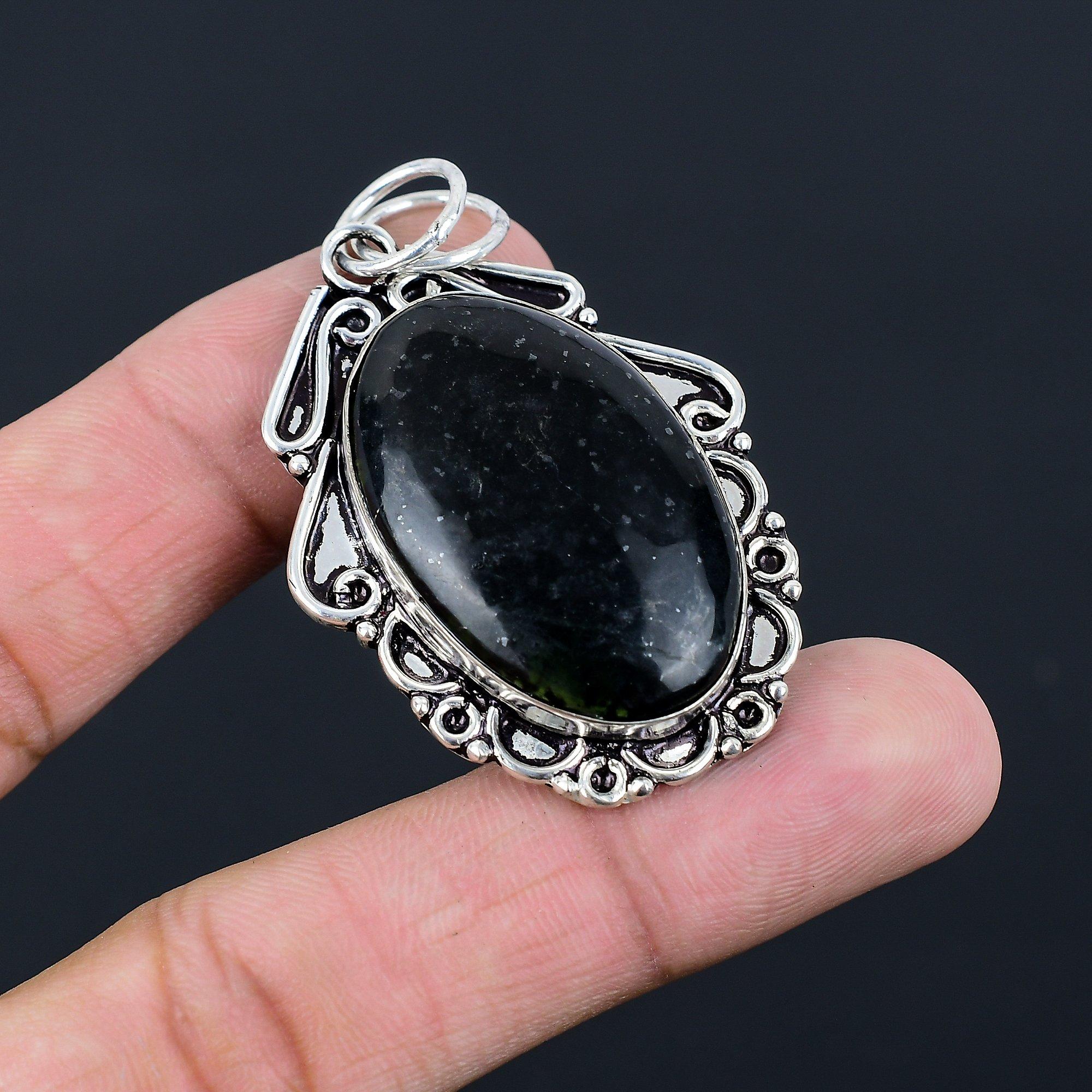 

Gift For Her 925 Sterling Silver Natural Vasonite Gemstone Jewelry Pendant