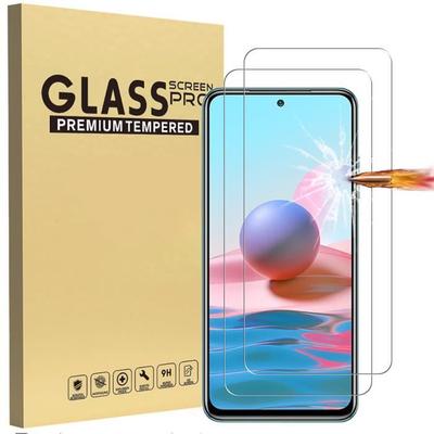 Screen Protector - Xiaomi - Redmi Note 10 - Tempered Glass - 2 Pieces - Shockproof