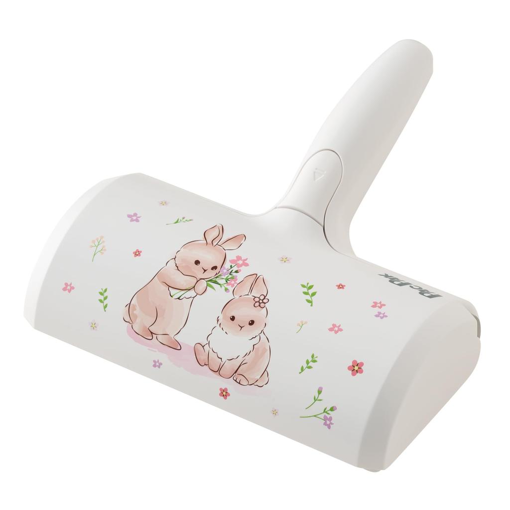 Nihon Seal Paku Paku Roller W Rabbit Etiquette Brush Hair Removal Cleaning Roller Dust Removal Pet Cat Litter Cat Litter Snacks Food Food Solids Dog