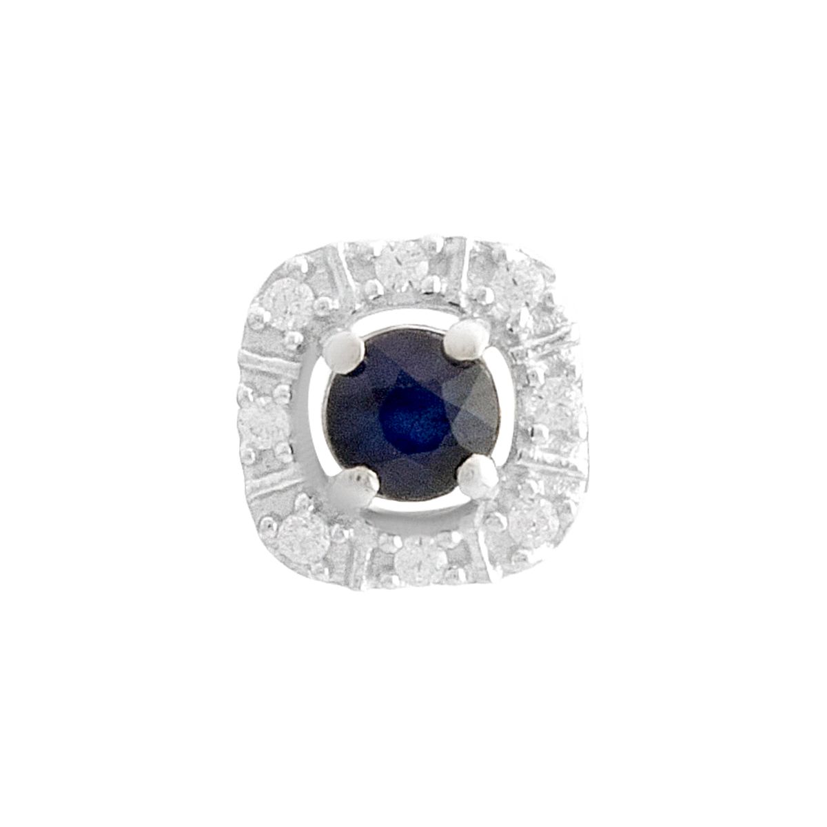 

Срібна підвіска з сапфіром 0.48ct, фіанітами (2181118) сапфіровий