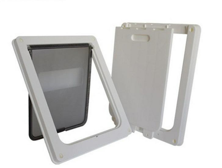 Pet Cat & Dog Door: Controllable Entry/Exit for Houses & Cages, Wooden Design