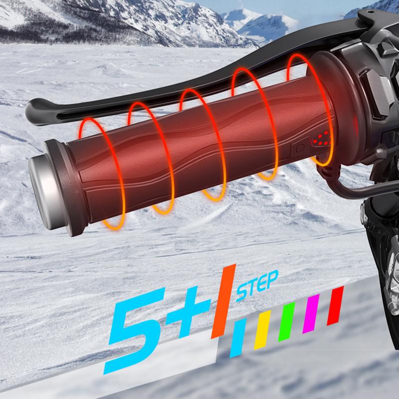 

WUPP CSZH-1823B2 1 Pair Motorcycle Heated Grips 22mm Universal Silicone Handlebar Warmers Type A