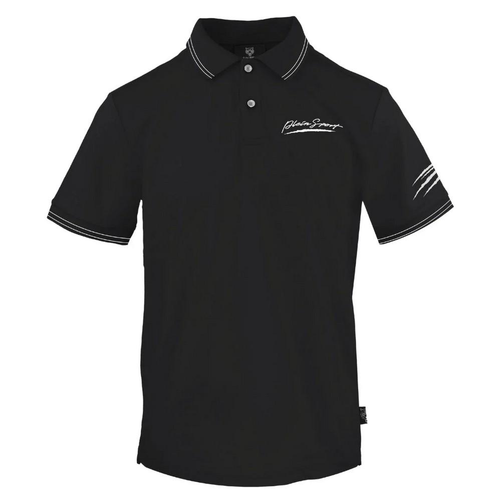 Plein Sport Unisex Adult Signature Logo Polo Shirt