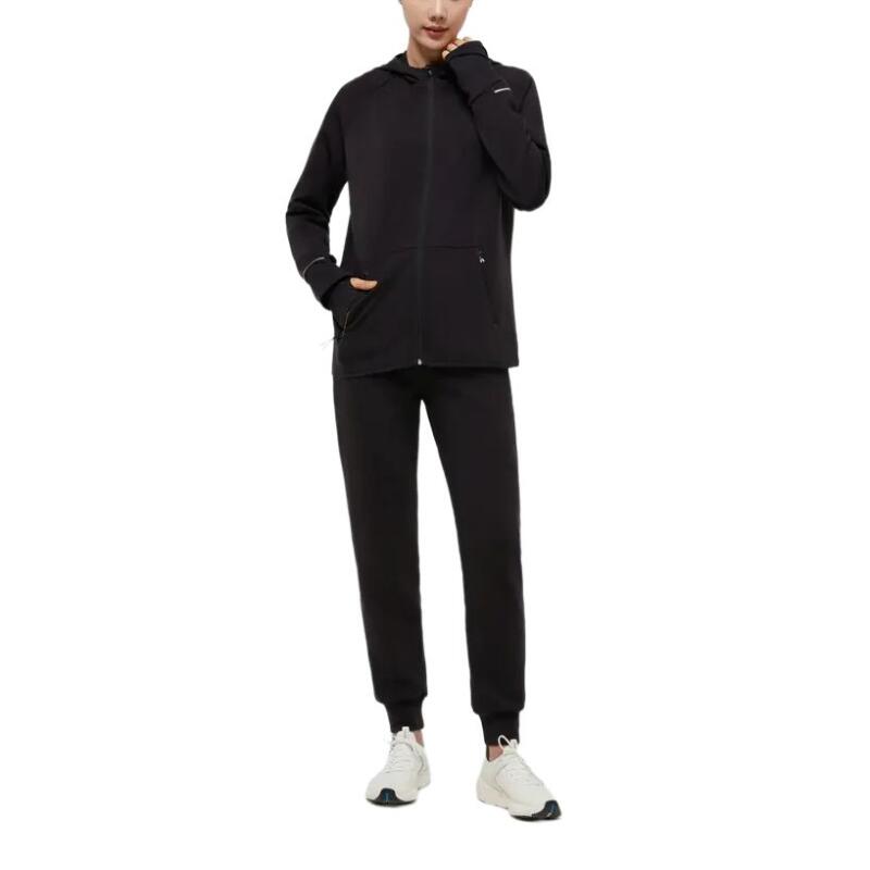 DECATHLON KIPRUN 500 Warm, Comfortable Soft Short Jacket Women's Smoky Black