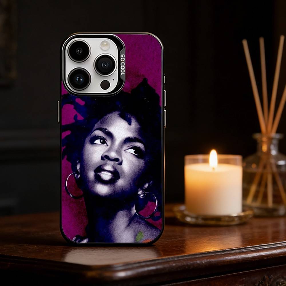 Singer L-Lauryn Hill Phone Case Color Silver Shell For IPhone 17 16 15 14 13 12 11 Pro Max Plus